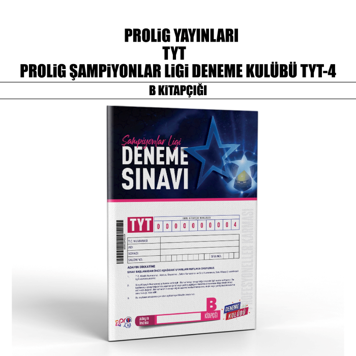 PROLİG ŞAMPİYONLAR LİGİ TYT DENEME KLB 4-B - 25-26
